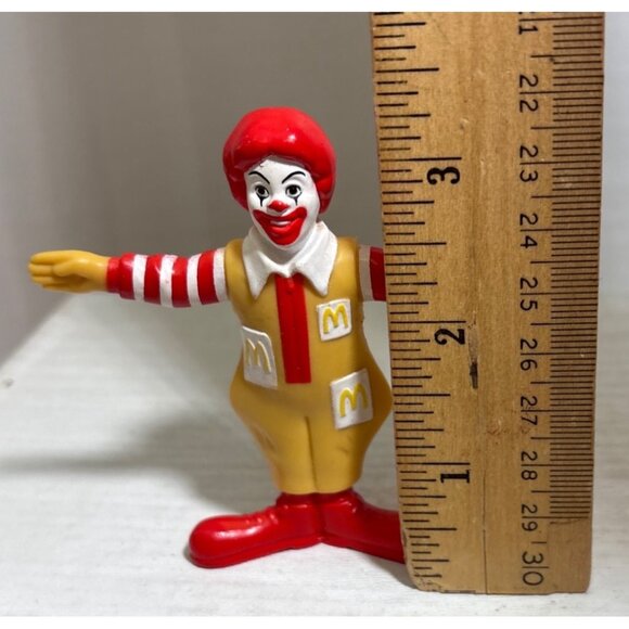 McDonalds Ronald McDonald PVC Figurine Vintage Collectible Toy 1995 3" - Picture 7 of 7